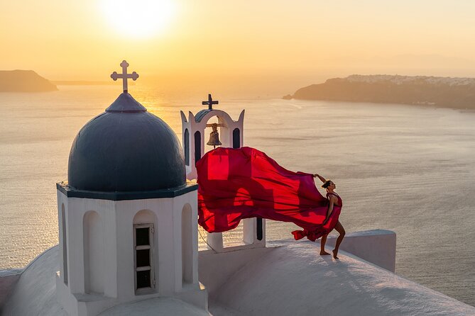 Flying Dress Photoshoot in Santorini by Flying Dress Photo © - Key Points Before You Go