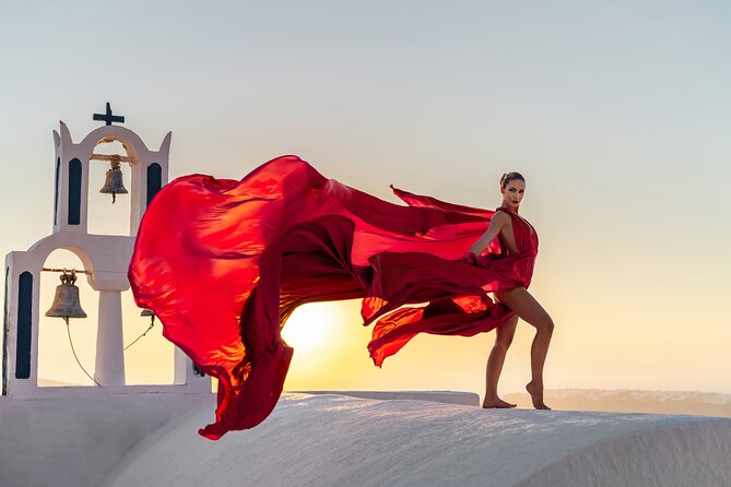 Flying Dress Photoshoot in Santorini by Flying Dress Photo © - Flying Dress In Imerovigli: Why This Feels Personal