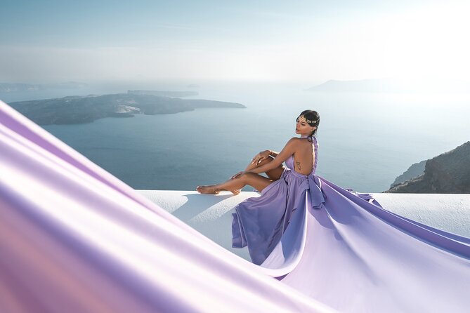 Flying Dress Photoshoot in Santorini by Flying Dress Photo © - Price And Value: What $725.90 Gets You Here