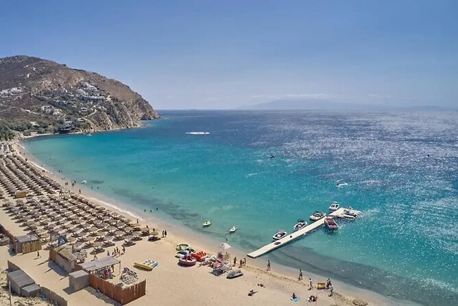 For Cruise Ships: Beach Escape and Free Time in Mykonos Town - How the drop-off works, and why that 10-minute walk matters