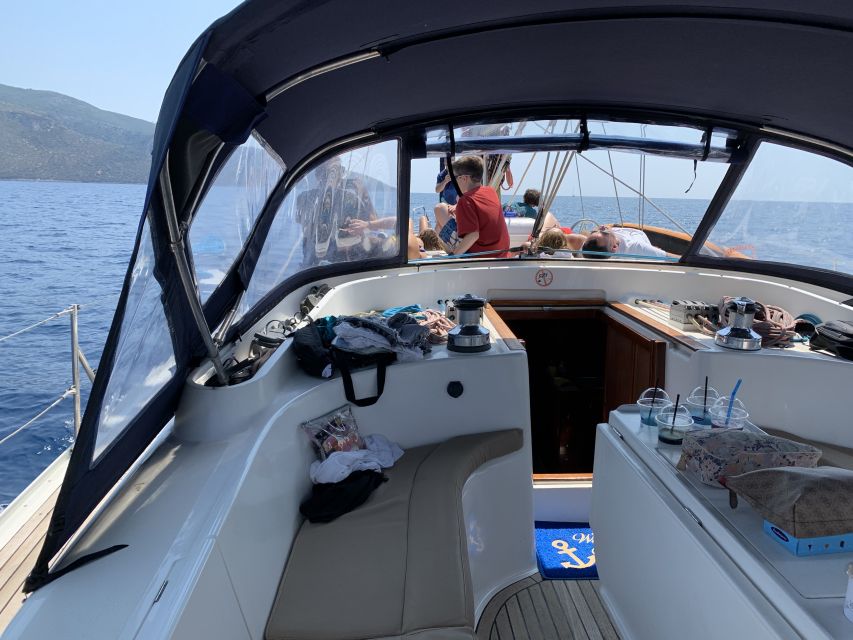 From Agia Efimia: Day Cruise to Ithaki Island with Lunch - What’s Included: Snorkel Gear, Paddleboards, GoPro, and WiFi