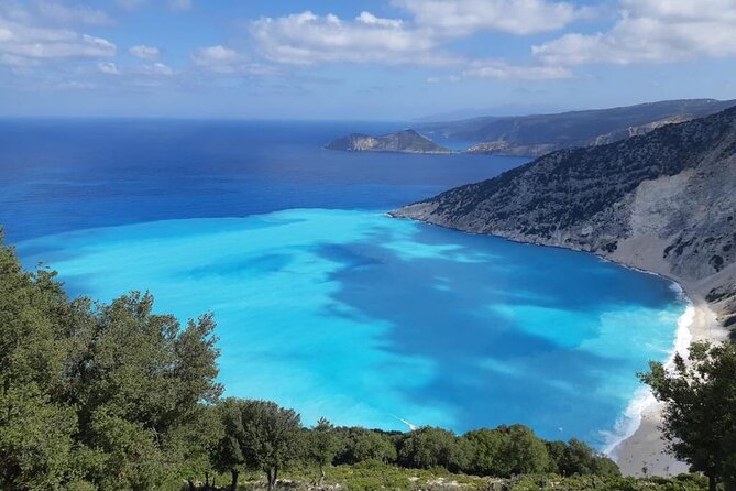 From Argostoli: Melissani Lake and Myrtos Beach - Melissani Lake Rowboat: Where the Blue Light Does the Talking