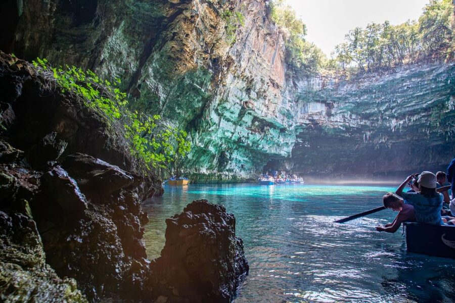 From Argostoli: Melissani Lake and Myrtos Beach Tour - Small Print That Matters: Crowds, Weather, and Sea Safety