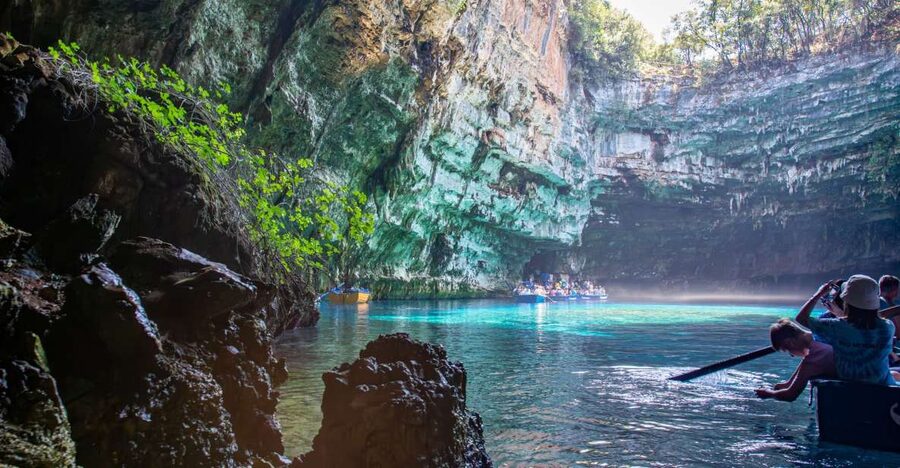 From Argostoli: Melissani Lake & Drogarati Caves Tour - Pickup, coach ride, and the half-day pace that works for cruise stops