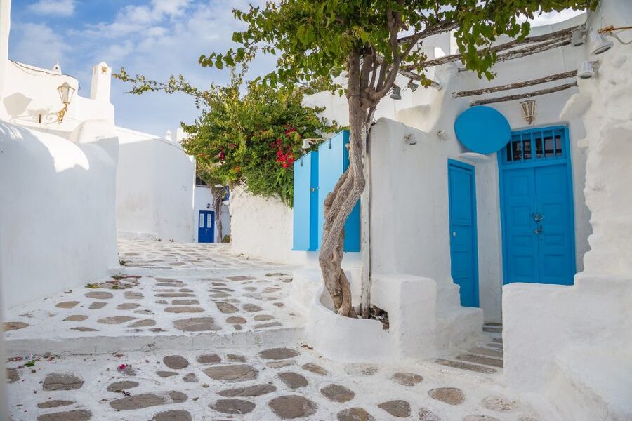 From Athens: 2-Day Santorini and Mykonos Trip - A 3-Hour Santorini Guided Walk: Caldera Views, Blue Domes, and Volcanic Wine