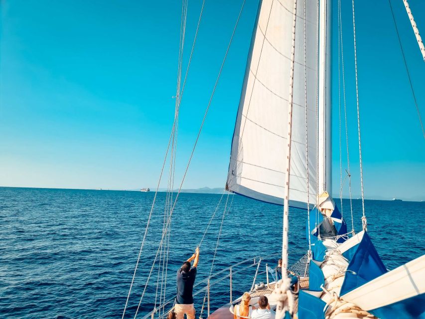 From Athens: Agistri, Moni & Aegina Day Cruise with Swimming - Onboard lunch: Greek buffet, dietary options, and unlimited drinks