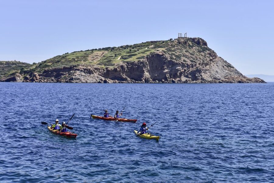 From Athens: Cape Sounion Guided Kayaking Tour with Lunch - Meeting at Akrogiali and Getting Set for Open Water