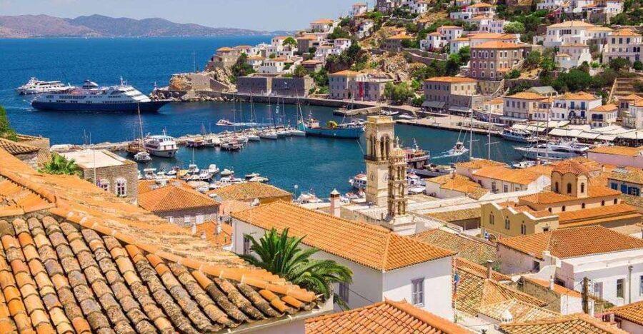 From Athens: Day Cruise to Hydra, Poros & Aegina with Lunch - From Marina Kalitheas to the Saronic Gulf on the COSMOS