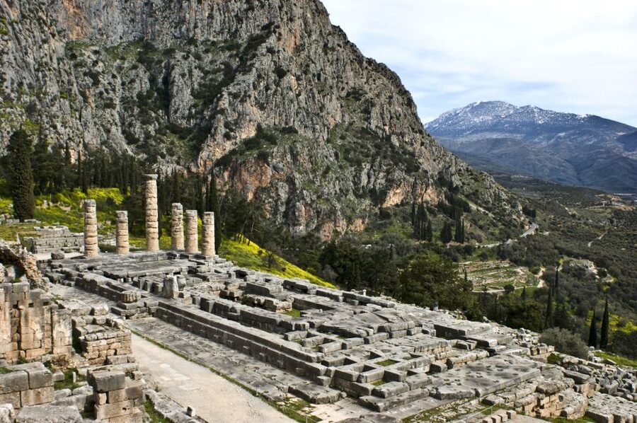 From Athens: Day Tour to Delphi - Sanctuary of Apollo: Ruins, Treasury, and the Temple Columns