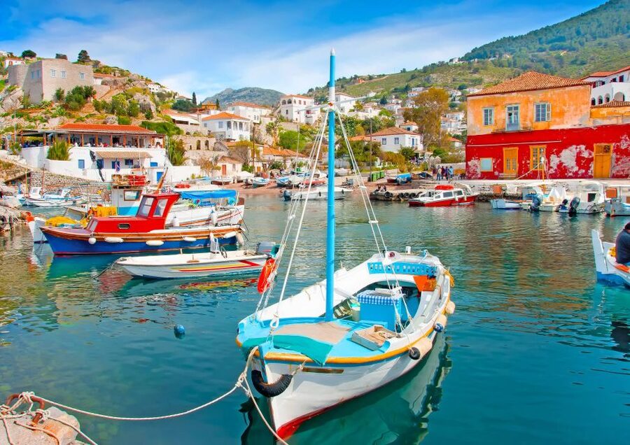 From Athens: Saronic Islands Full-Day Cruise with VIP Seats - Aegina in Around Two Hours: Swimming, Pistachio Treats, and the Temple of Afea Area