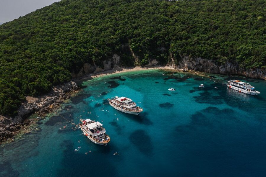 From Benitses/Lefkimmi: Blue Lagoon & Papanikolis Cruise - Price and value at about $53 per person