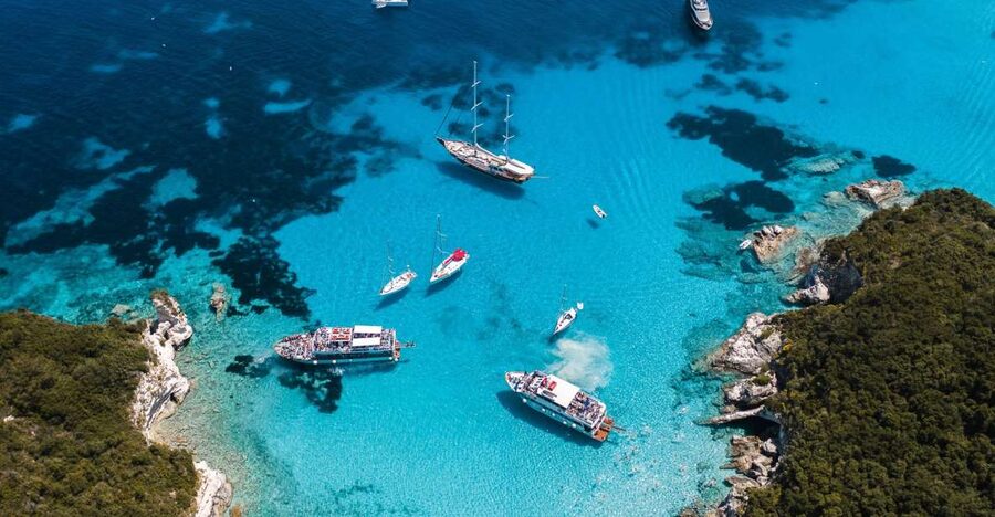 From Benitses/Lefkimmi: Paxos, Antipaxos & Caves Day Cruise - Caves By Boat: Two Stops, Big Photo Moments, Myth Stories Included