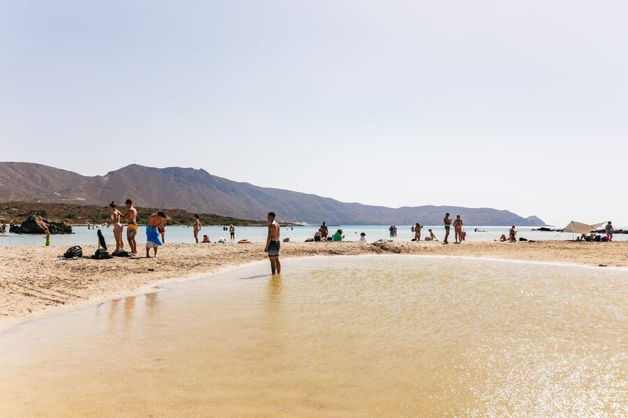 From Chania: Elafonisi and Falasarna Guided Tour with Snacks - Falasarna Beach: White Sand, Clear Water, and Two Hours to Breathe