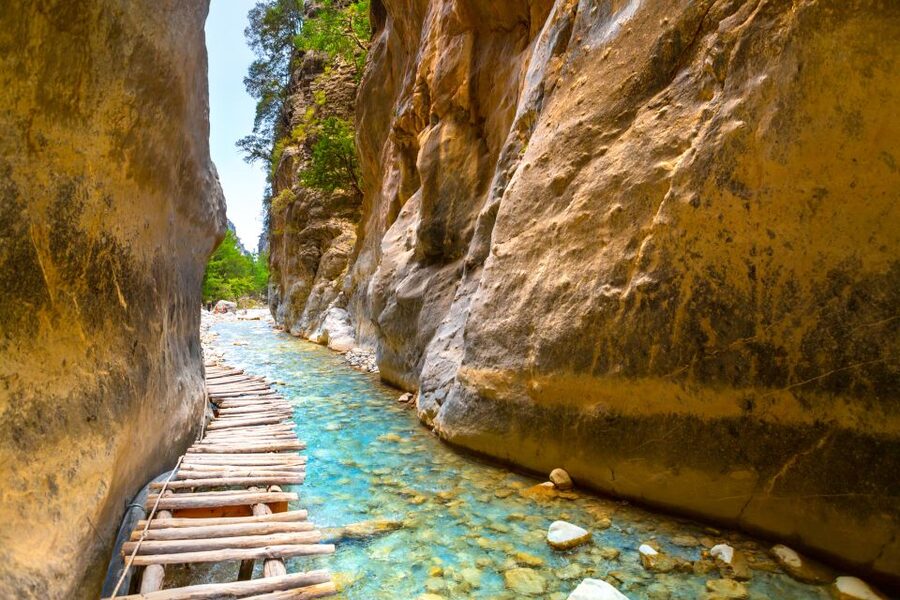 From Chania/Rethymno: Samariá Gorge Guided Hike with Pickup - Pace and safety: walking at your own level with a guide in the background