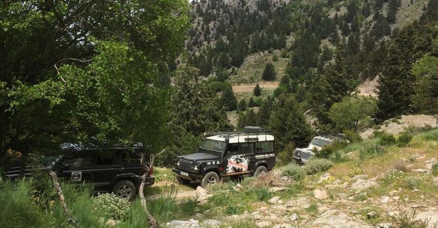 From Chania: White Mountains Land Rover Safari - The day starts in Chania, then climbs into grove country