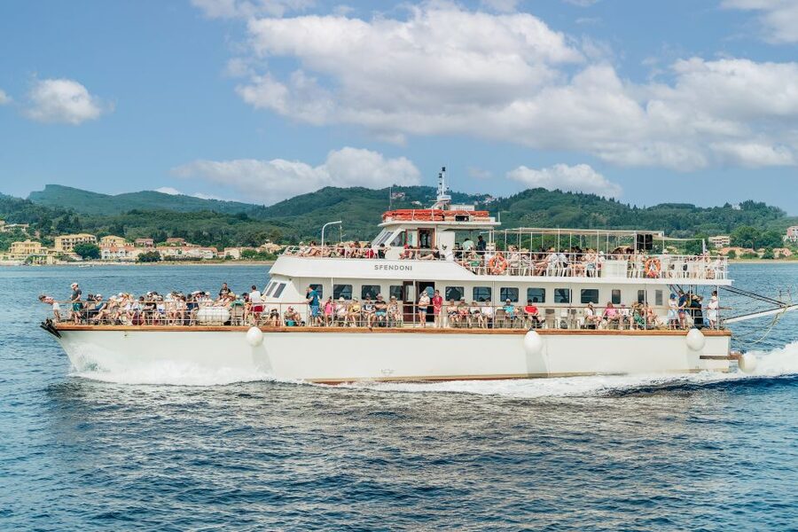 From Corfu Island: Antipaxos & Paxos Blue Caves Boat Cruise - The route makes sense: Corfu, Paxos, then Antipaxos