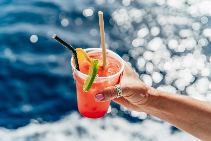From Corfu Island: Antipaxos & Paxos Blue Caves Boat Cruise - The boat experience: shade, bar time, and a fun return