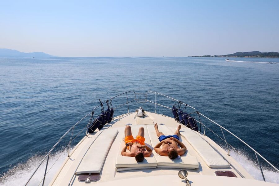 From Corfu: Luxury Yacht Cruise to Sivota and Blue Lagoon - Corfu to Syvota on a luxury small-group yacht