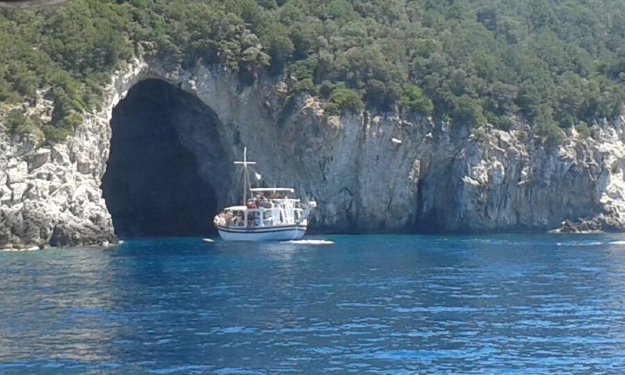 From Corfu Town: Syvota and Blue Lagoon Full-Day Boat Cruise - Papanikolis Sea Cave by Boat: The “Only Accessible From Water” Moment