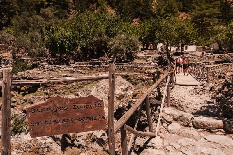 From Heraklion,Agia Pelagia,Malia: Samaria Gorge Guided Trip - The Ferry to Sfakia and the Coast View You Earned