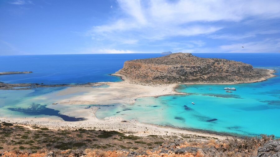 From Heraklion: Cruise to Balos Lagoon and Chania Old Town - The cruise starts with Gramvousa, plus fortress views