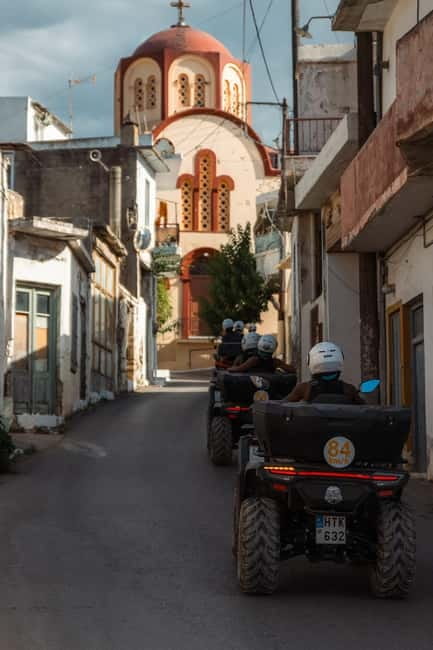 From Heraklion: Quad Safari Wild Crete Evening Tour - 360-Degree Sunset Viewpoints and the Aposelemi Water Finale