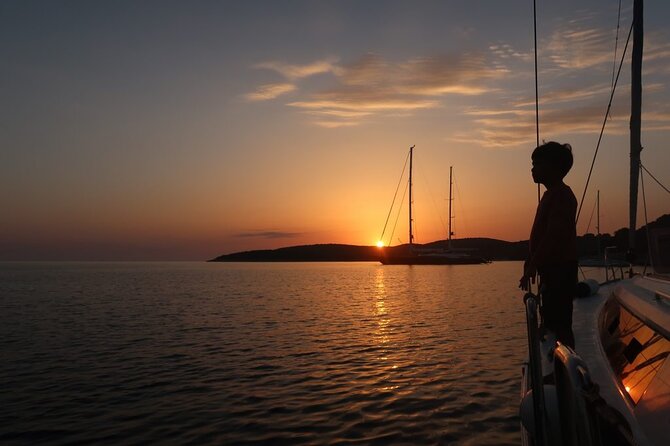 From Heraklion:Small group 5,5h Sunset Sailing trip to Dia Island - Stop 3, Agios Georgios: A Calmer Human Scale Before Dia Island