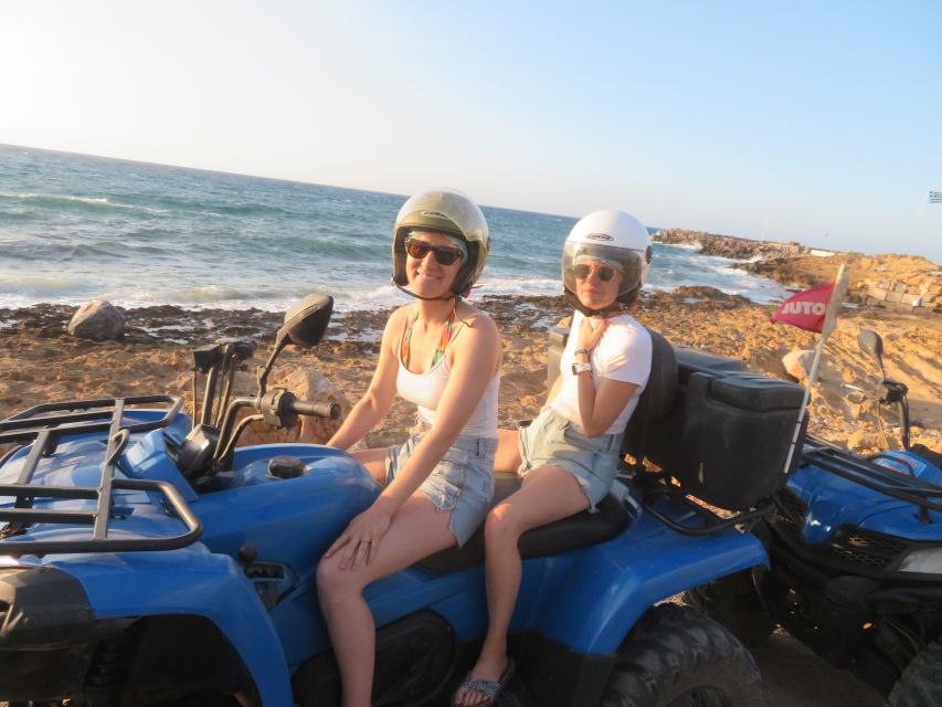 From Hersonissos/Malia: Guided Sunset Quad Safari - Entering the Mountains, Not the Main Roads