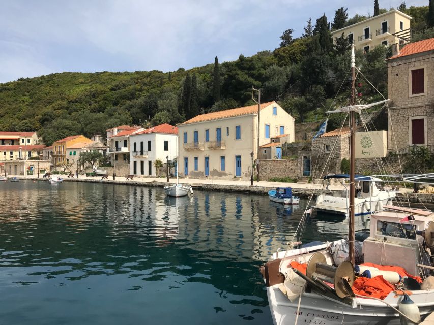 From Kefalonia: Ithaca Island Full-Day Bus Tour - Kioni harbor lunch: sea views, easy swimming, and real choices