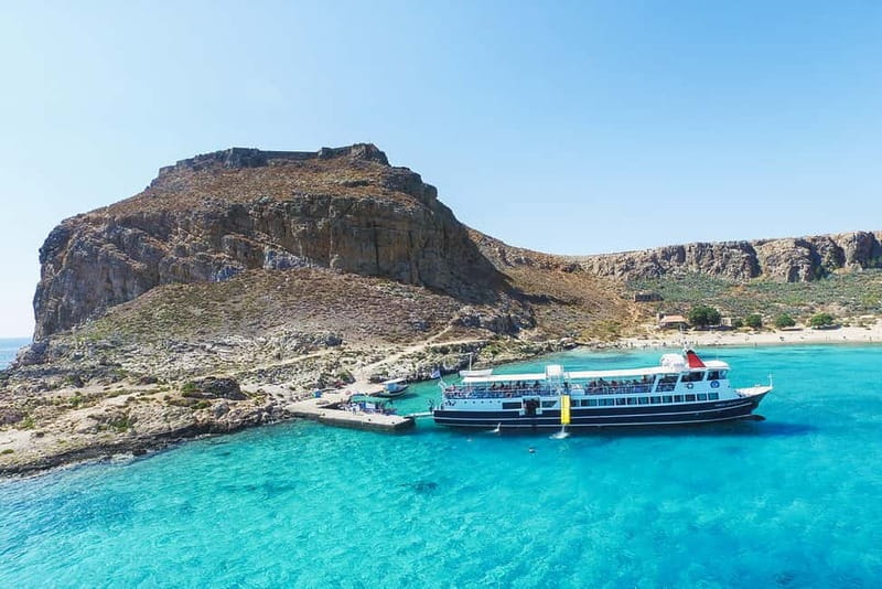 From Kissamos Port: Boat Cruise to Balos Lagoon & Gramvousa - The Sea Leg: About One Hour of Scenic Cruising