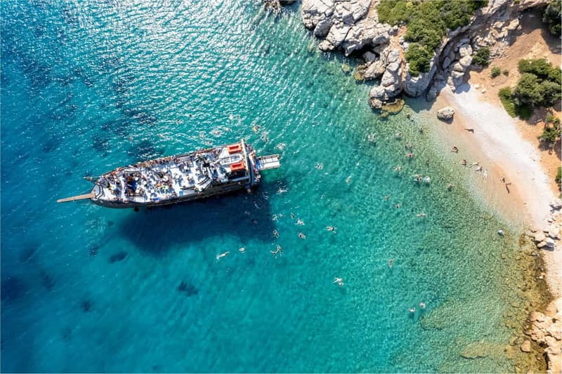 From Kos:A full day cruise in the newest luxury vessel! - Dolphin spotting moments on the route