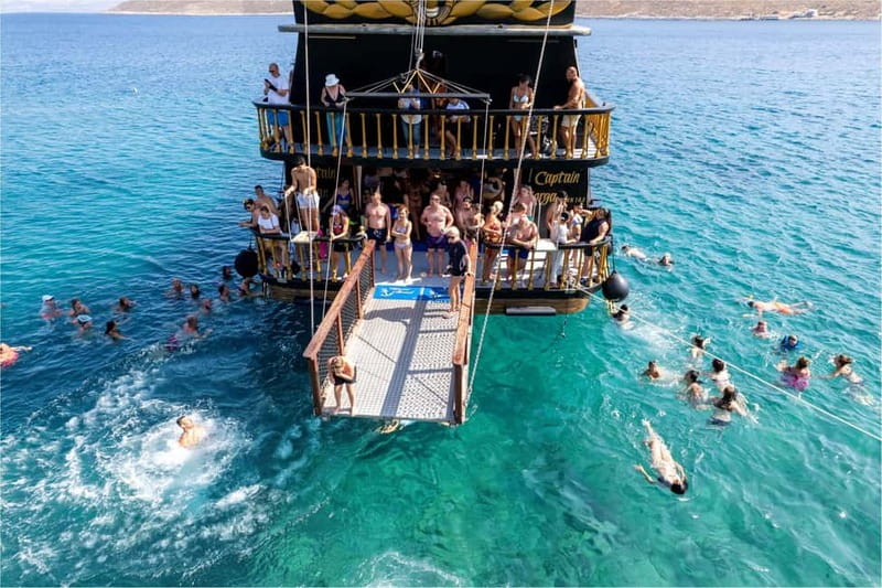 From Kos:A full day cruise in the newest luxury vessel! - The surprise stop: one more relax or swim moment