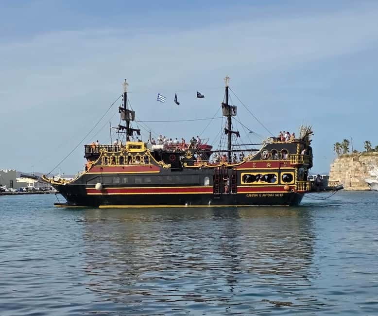 From Kos: Kalymnos, Pserimos and Plati Day Cruise with Lunch - Pirate-Boat Day Cruise: Kos to Three Islands With a Swim Focus