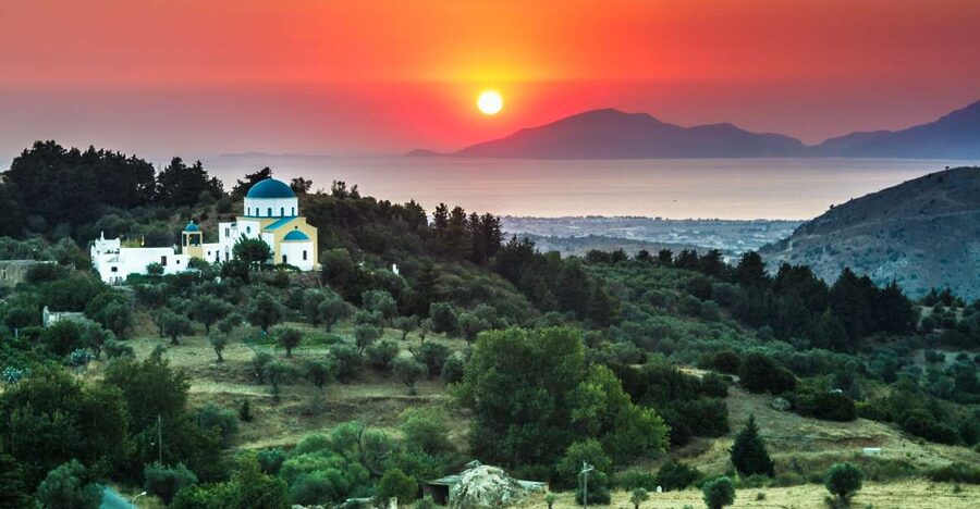 From Kos: Zia Sunset Tour - The Real Itinerary: Ride Up, Walk the Shops, Then Choose Dinner