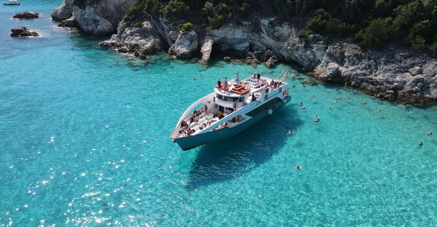 From Lefkimmi: Paxos, Antipaxos & Blue Caves Speedboat Tour - Blue Caves of Paxos: the photo stop that feels like a real attraction