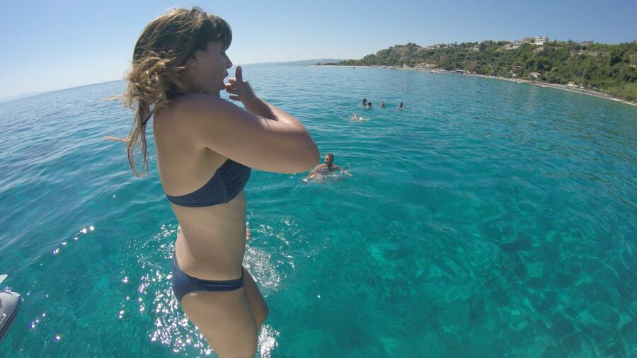 From Nea Fokea: Chalkidiki 6-Hour Cruise by Sailing Boat - Kalithea BeachCruise lunch: sandwiches, wine, and one more swim