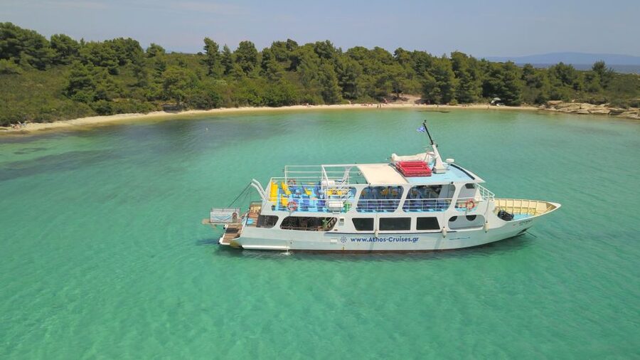 From Ouranoupoli: Blue Lagoon Two Island Cruise - Key moments you should plan around
