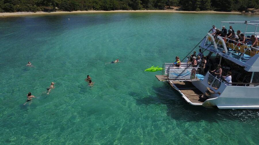 From Ouranoupoli: Blue Lagoon Two Island Cruise - Timing, weather, and why plans can change on the water