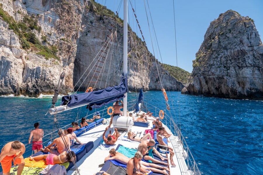 From Parga: Paxos and Antipaxos Cruise with Blue Caves - Stop 1: Voutoumi Beach on Antipaxos, crystal water in a tight 40 minutes