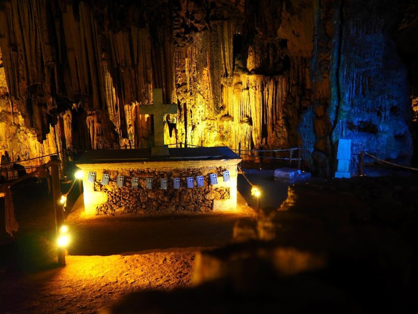 From Rethymno: Arkadi, Melidoni, and Margarites Tour - Melidoni Cave: Neolithic layers plus the Talos story
