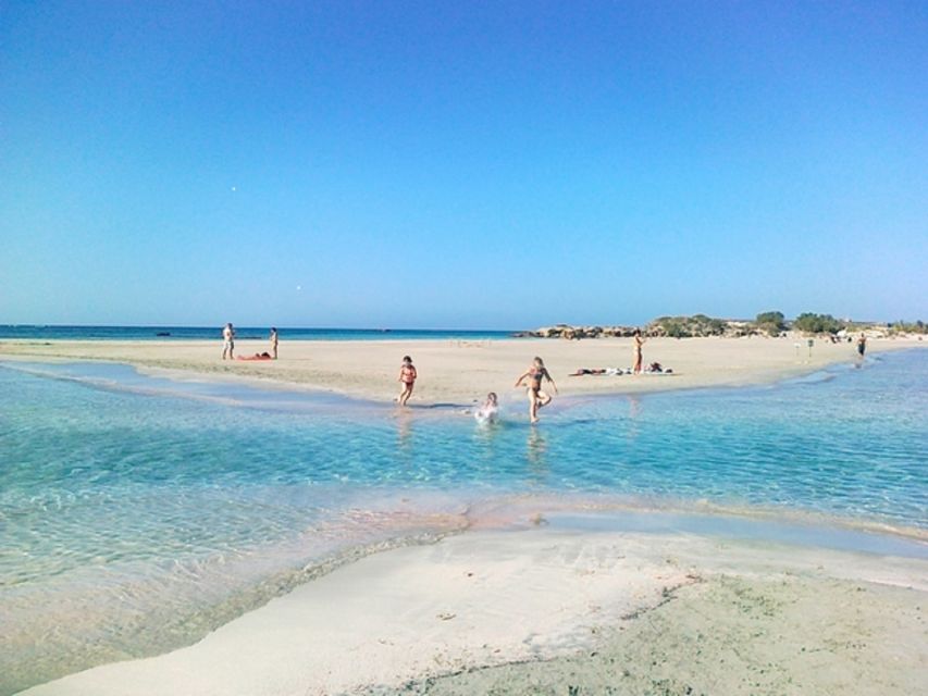 From Rethymno & Chania: Elafonisi Island Day Tour by Bus - Elafonissi Beach Time: Pink Sand and a Shallow Lagoon You Can Really Use