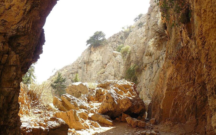 From Rethymno/Chania: Imbros Gorge Hike - Landmark Walkthrough, Airplane To Xepitira Arch