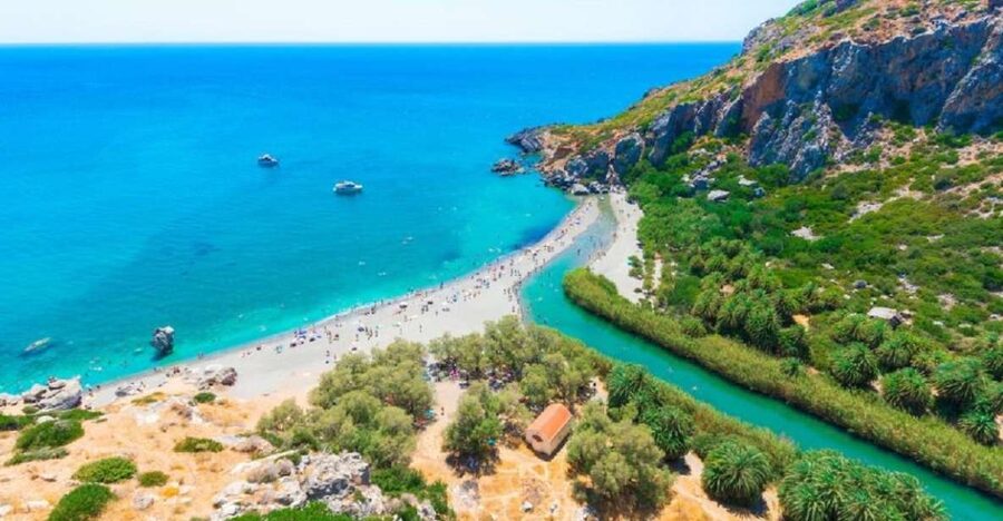 From Rethymno: Preveli Palm Beach and Kourtaliotiko Day Trip - Damnoni Stop: Coffee, Lunch, and a Bit of Beach Time