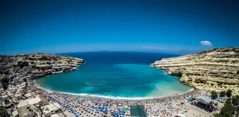 From Rethymno: Spili, Agia Galini, and Matala Tour - Agia Galini’s harbor houses and 1.5 hours to slow down