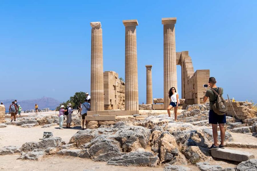 From Rhodes Town: Day Trip to Lindos - 3.5 hours in Lindos: how to choose between village streets, Acropolis, and beach