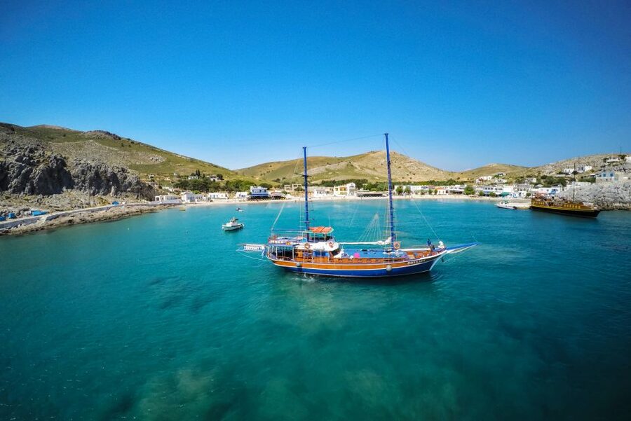 From the Port of Kos: Full Day Boat Cruise to 3 Islands - Comfort, crowds, and sea conditions: what can affect your day