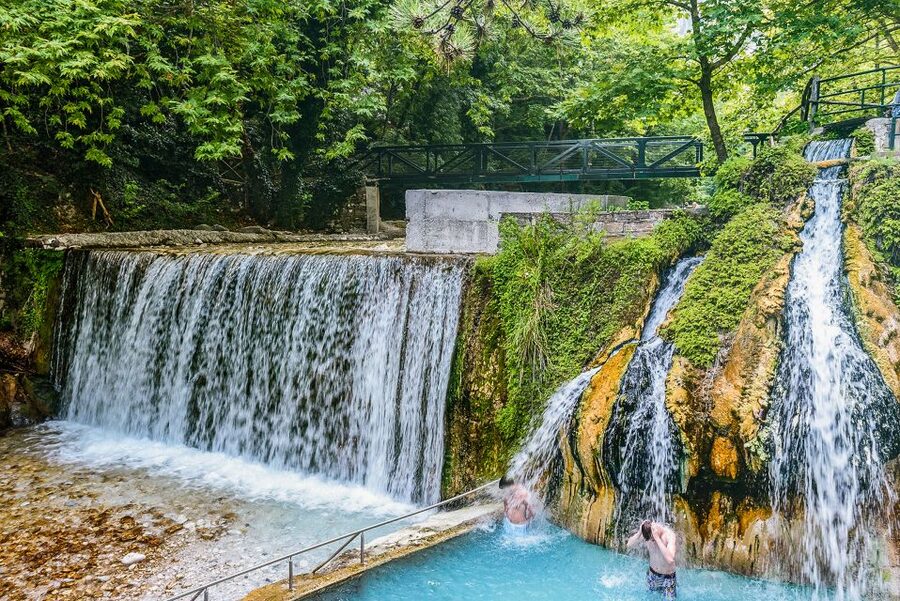 From Thessaloniki: Pozar Thermal Baths and Edessa Day Trip - Soaking at Pozar Thermal Baths: 37C Water and Pool Options