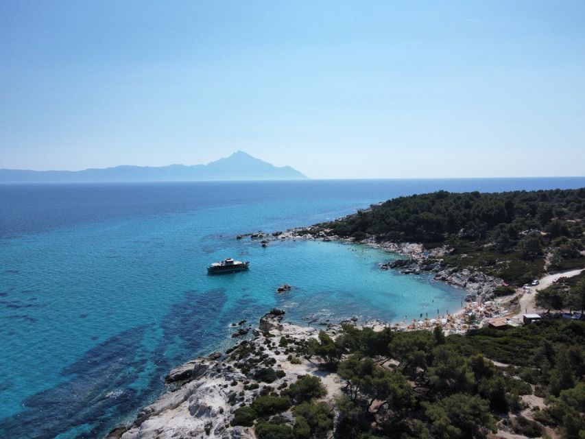 From Thessaloniki: Sithonia Beaches and Scenic Villages Tour - Kalamitsi Beach: A Shorter Swim With Big-View Payoff