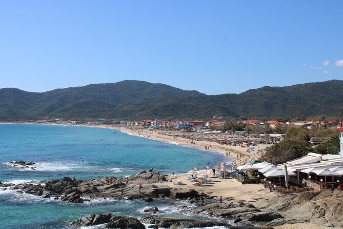 From Thessaloniki to Sithonia Beaches and Scenic Villages Tour - Sarti: Blue Flag beach time plus an easy coastal town vibe