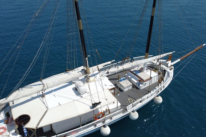 Full Day Cruise from Corfu in Classic Wooden Vessel, Swim & BBQ - Old Town Corfu and the Durrells House stop you can spot at a glance